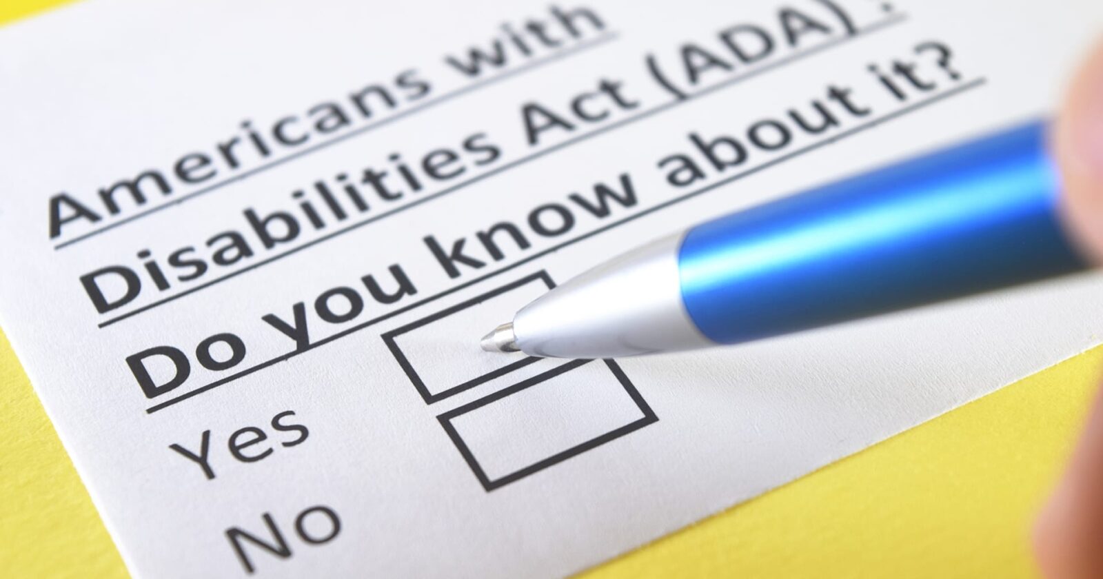 americans with disabilities act (ADA)- do you know about it?
