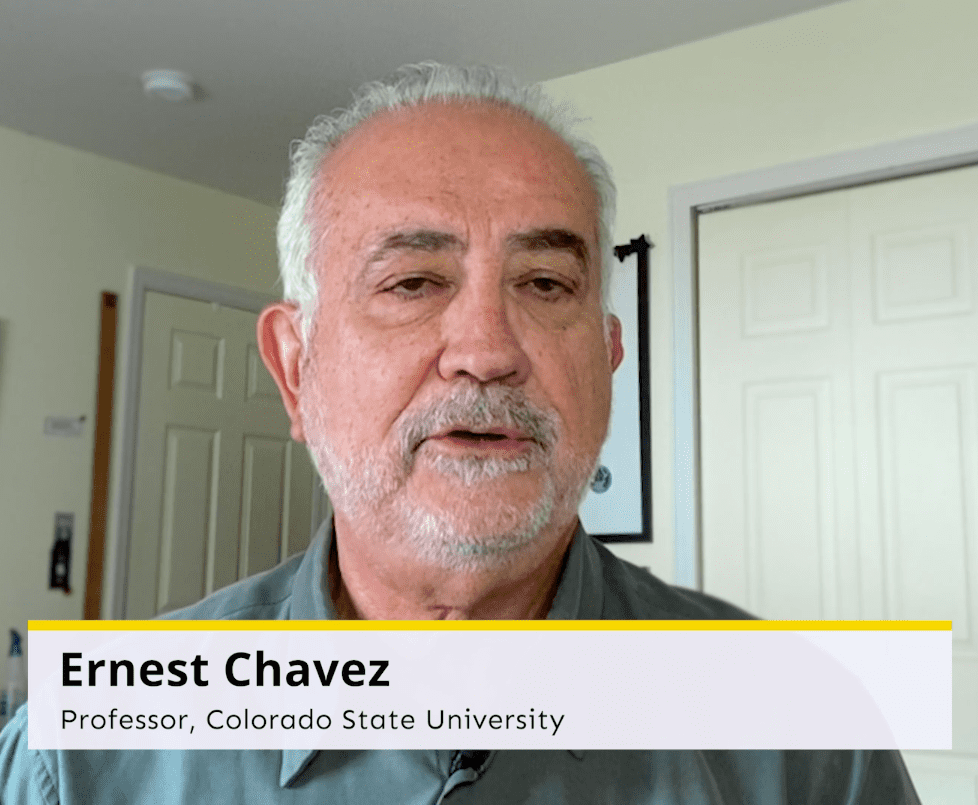 ernest chavez professor at colorado state university, co-wy amp testimonial