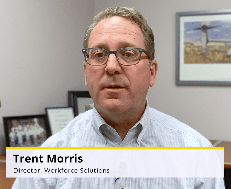 trent morris director of workforce solutions panhandle client testimonial