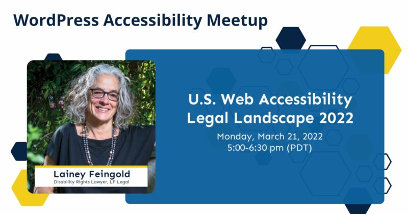 us law web accessibility lainey feingold