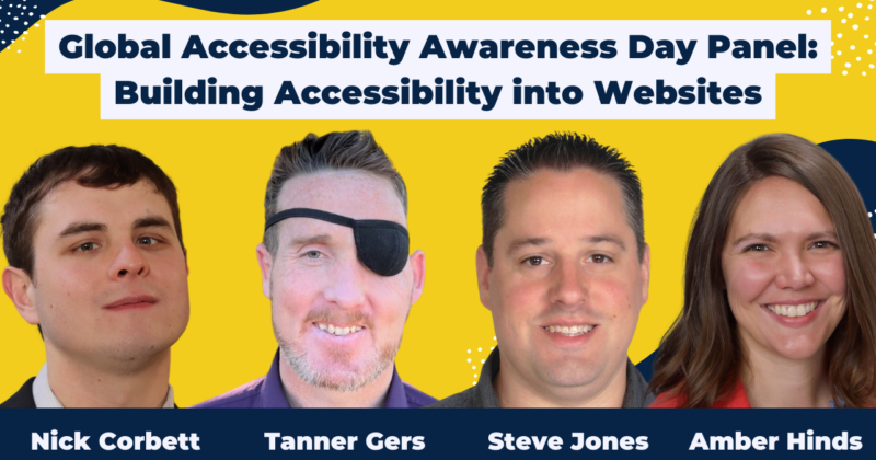 Global Accessibility Awareness Day Panel: Building Accessibility into Websites