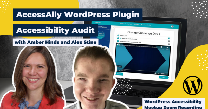 AccessAlly WordPress Plugin Accessibility Audit