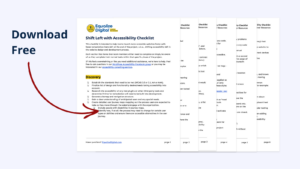 Download Free - Shift Left with Accessibility 5-page checklist.