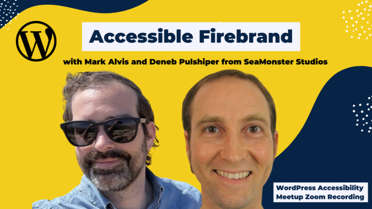 Accessible Firebrand with Mark Alvis and Deneb Pulsipher