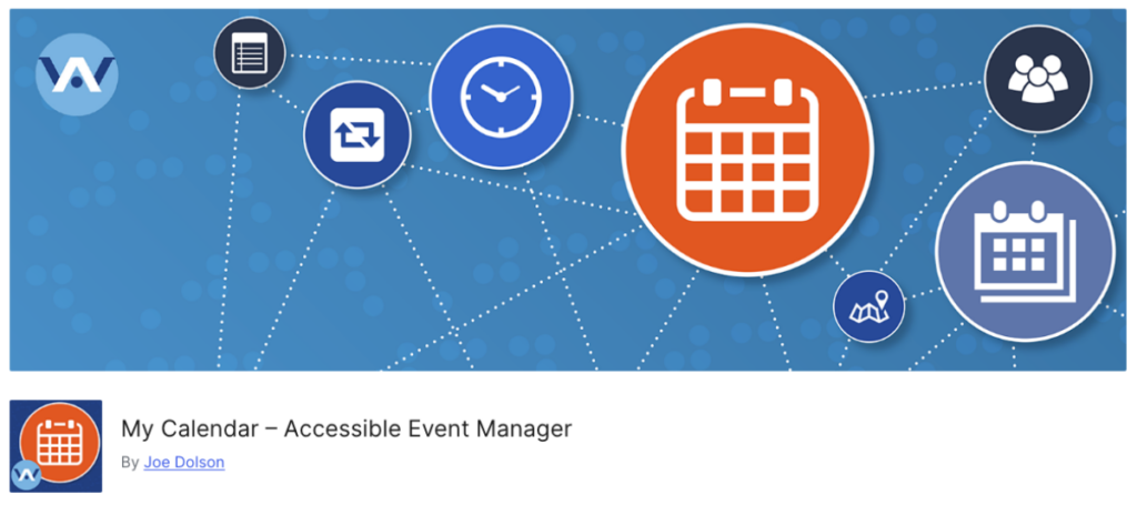 My Calendar WordPress plugin banner.